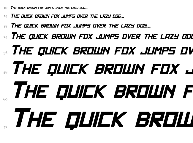 Politik font waterfall